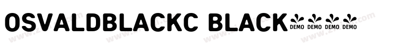 OsvaldBlackC Black字体转换